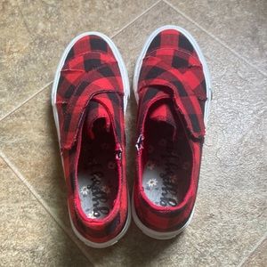 Buffalo print gypsy jazz slip on sneakers size 7